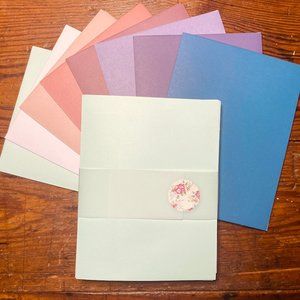 Multi-Colored Blank Cards and Envelopes Multi-Pack